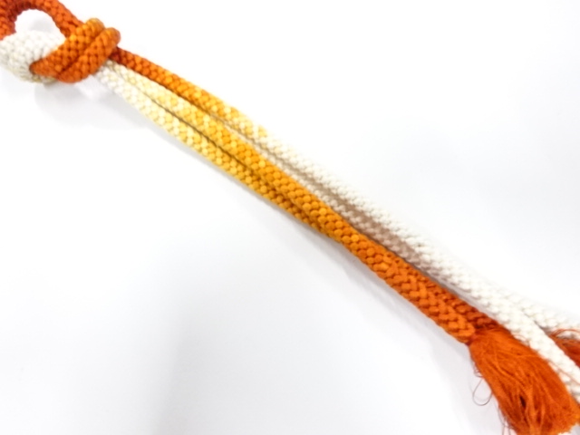 正絹　手組帯締め